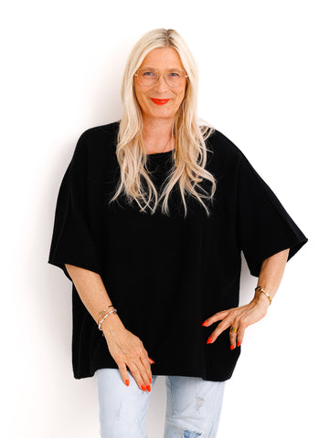 Feinstrick Pullover JETTE.S – Weicher Oversize Strick – Gr. 38-48