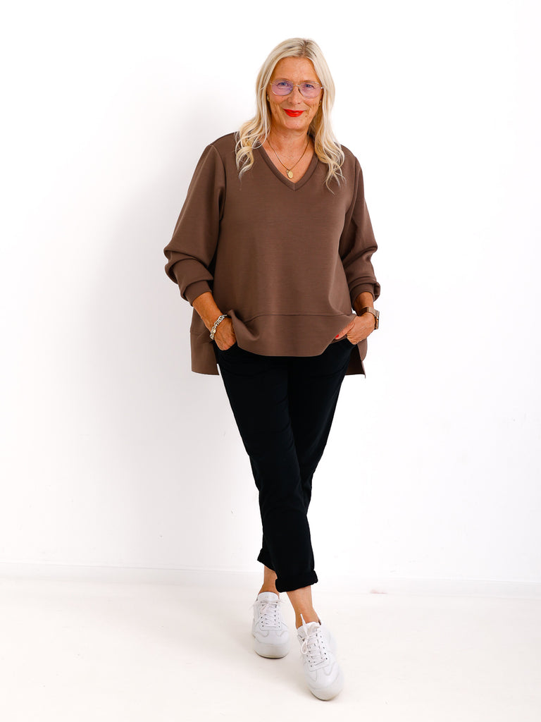 AMIRA Sweater uni - verschiedene Farben