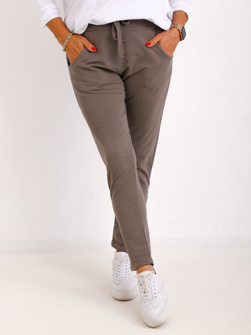 MAX LOUNGE Sweatpants - taupe