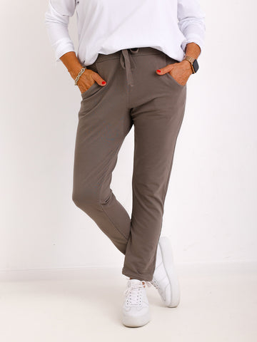 MAX LOUNGE Sweatpants - taupe