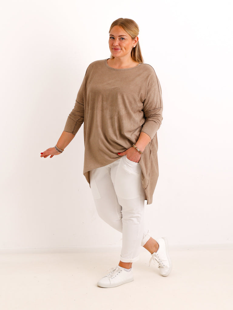 Longsleeve SILVARI – Washed-Look & XXXL-Schnitt – Gr. 44–54