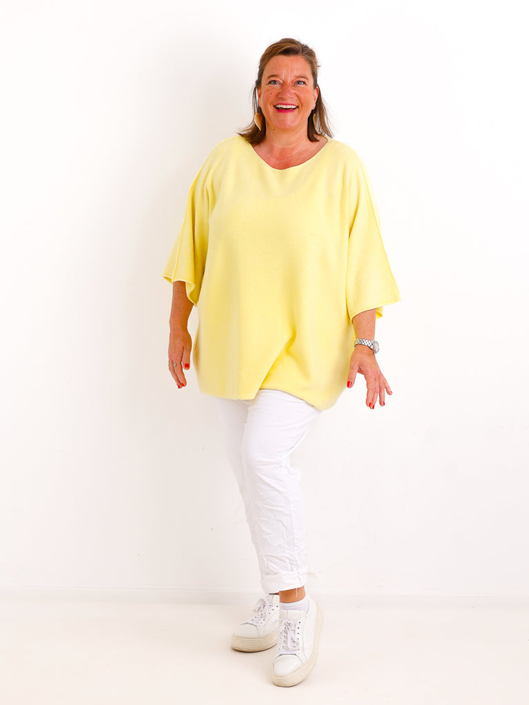 Feinstrick Pullover JETTE.S – Weicher Oversize Strick – Gr. 38-48