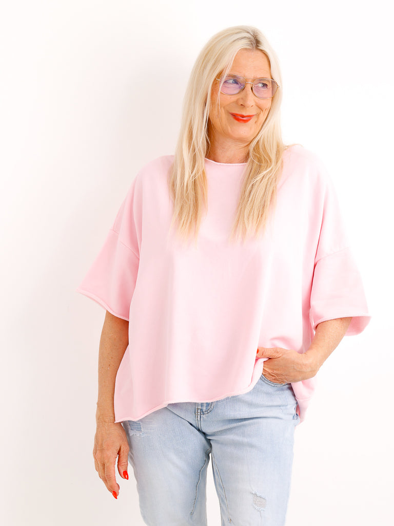 Kurzarm Sweatshirt MURIEL.S - One Size Gr. 38-44