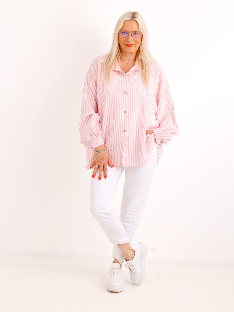 Leinen Oversize Bluse ELOSIE.S - Gr. 38-46