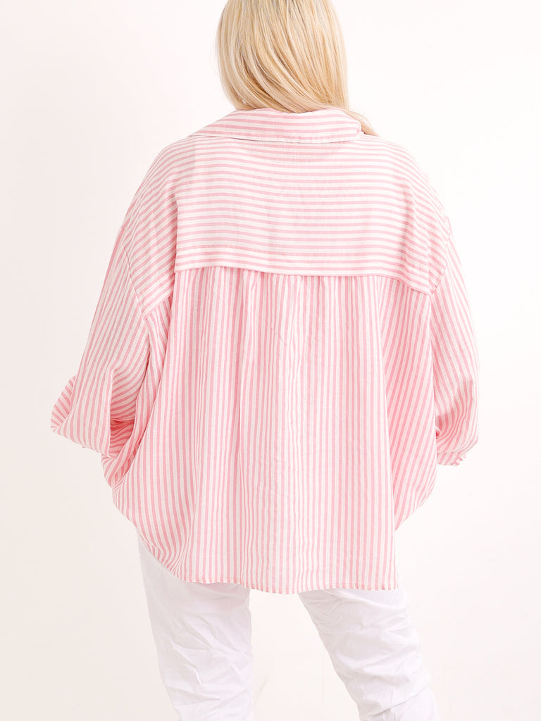 Leinen Oversize Bluse ELOSIE.S - Gr. 38-46