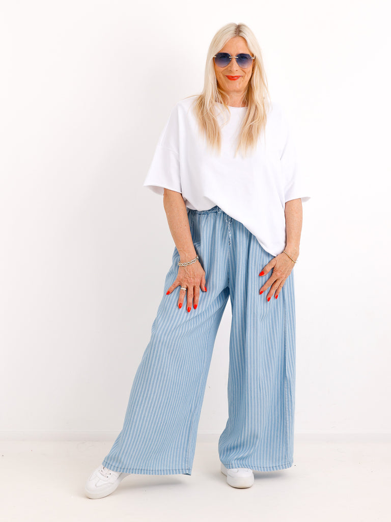 Marlenehose LUCA.S - gestreift - One Size 36-42