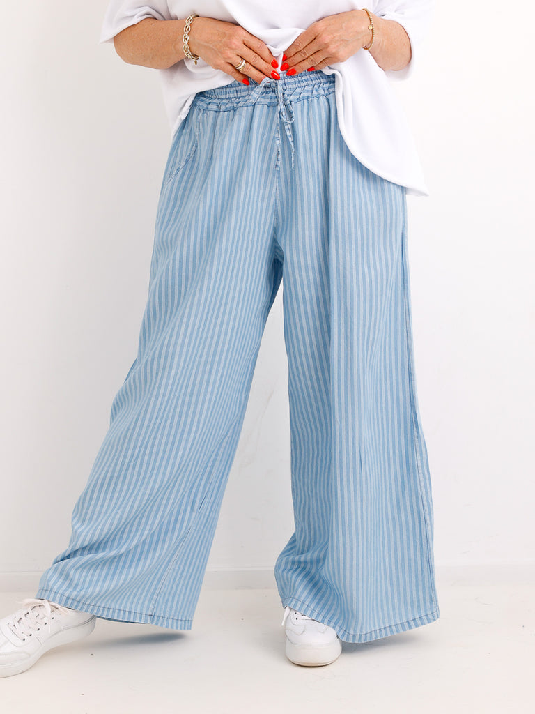 Marlenehose LUCA.S - gestreift - One Size 36-42