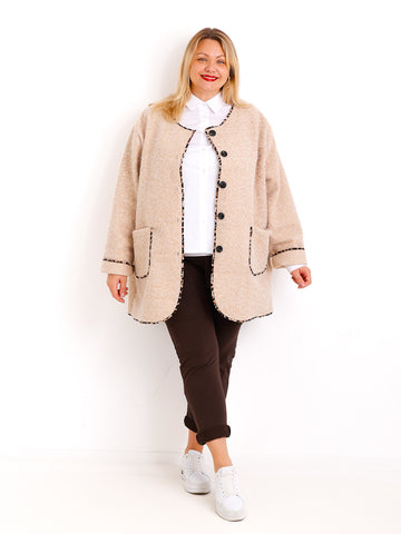 NAYLA Curvy Size Jacke - verschiedene Farben