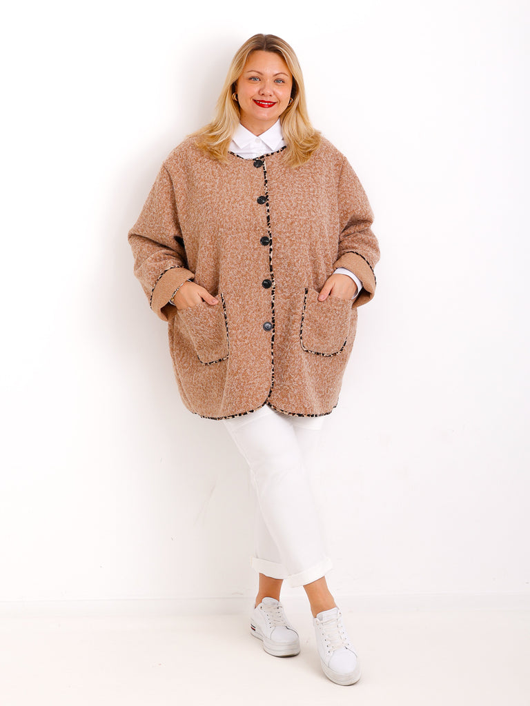 NAYLA Curvy Size Jacke - verschiedene Farben