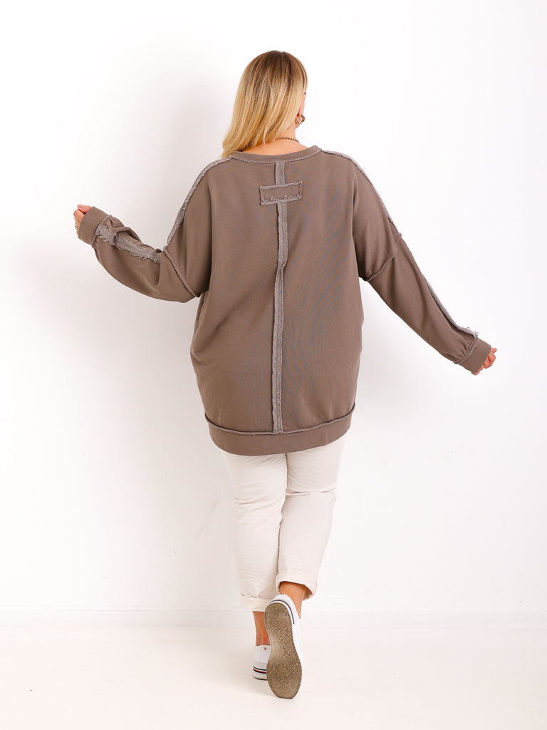 SURI Curvy Size Sweater - verschiedene Farben