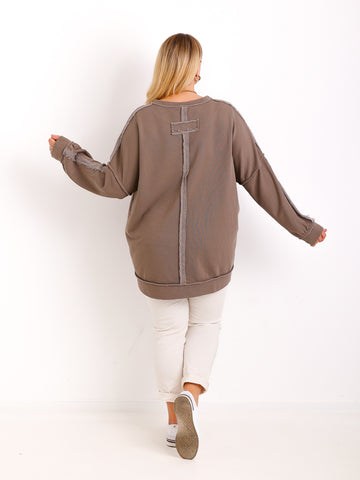 SURI Curvy Size Sweater - verschiedene Farben