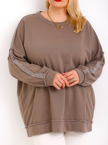 SURI Curvy Size Sweater - verschiedene Farben