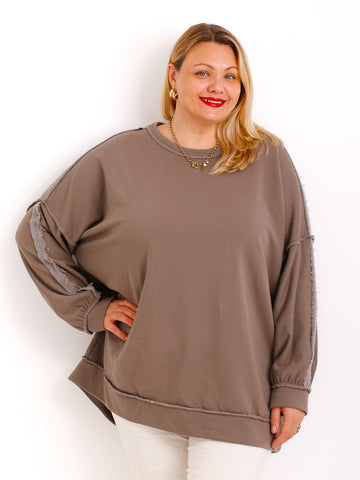 SURI Curvy Size Sweater - verschiedene Farben