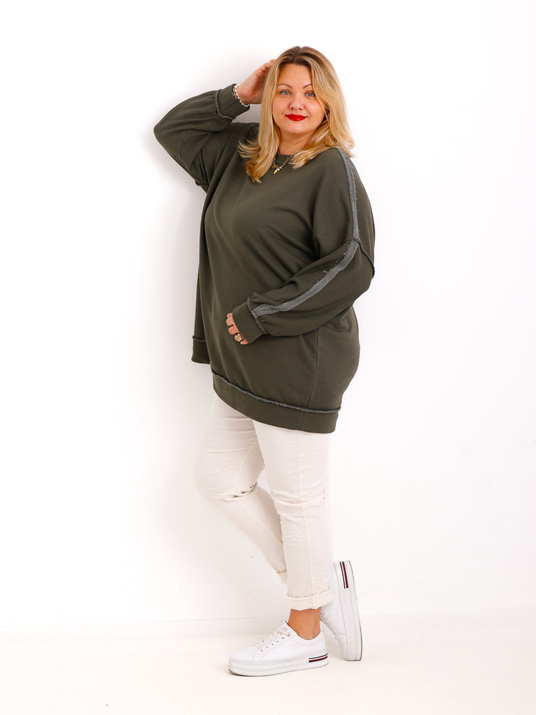 SURI Curvy Size Sweater - verschiedene Farben