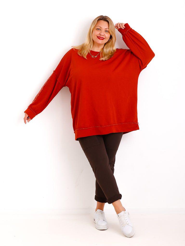 SURI Curvy Size Sweater - verschiedene Farben