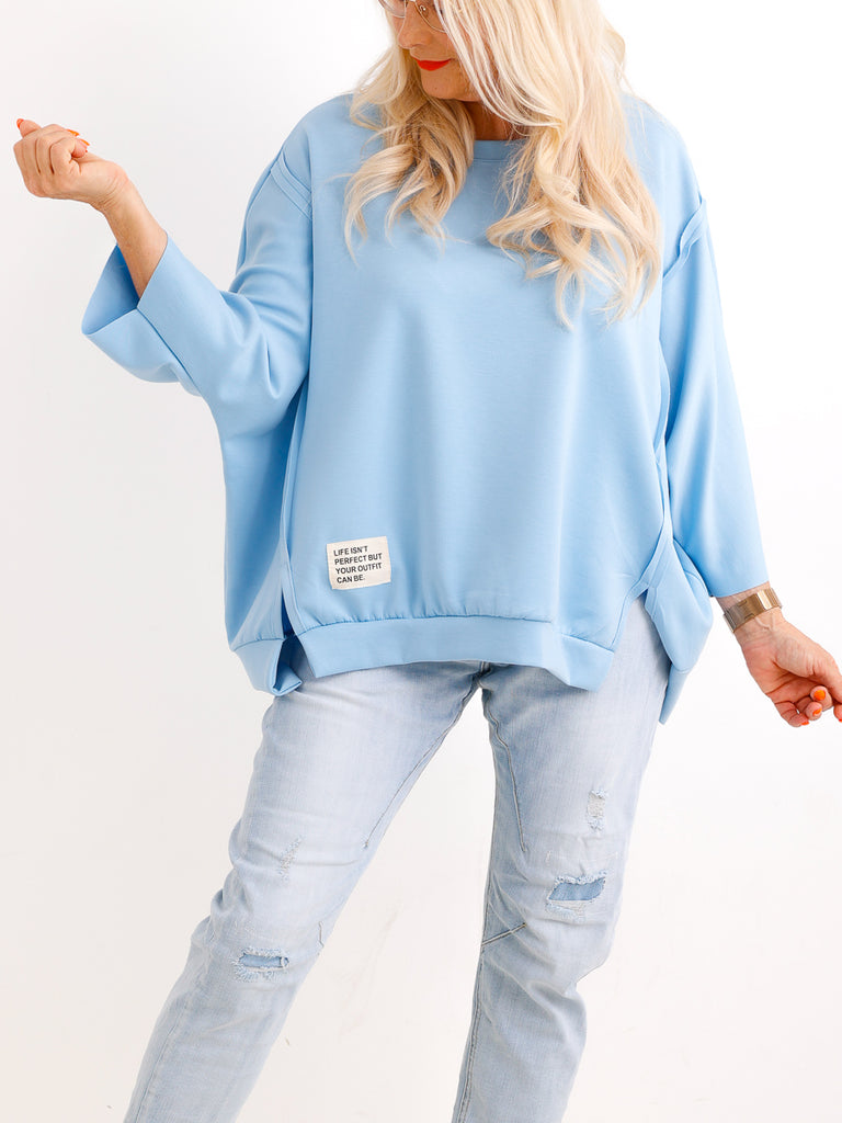XXL Viskose-Sweatshirt JULE.S – Inside-Out-Nähte – Edler Fall – Gr. 38-52