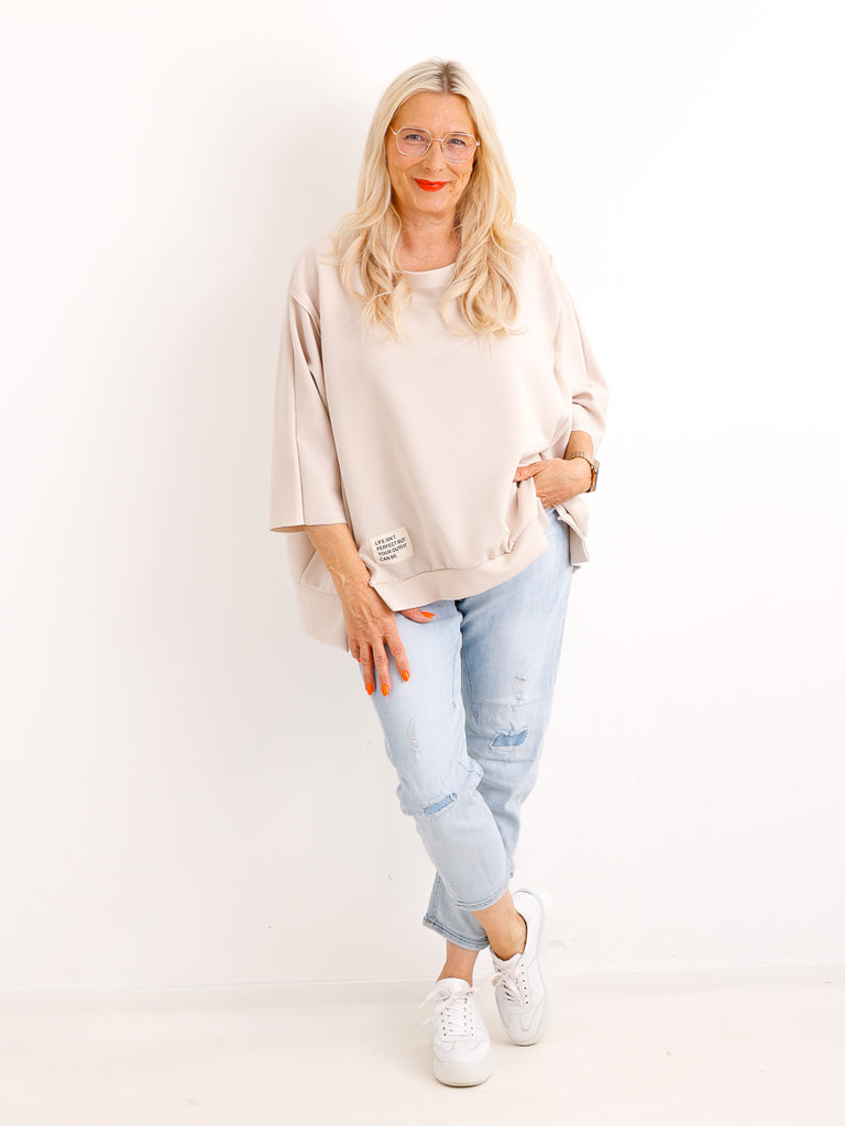 XXL Viskose-Sweatshirt JULE.S – Inside-Out-Nähte – Edler Fall – Gr. 38-52