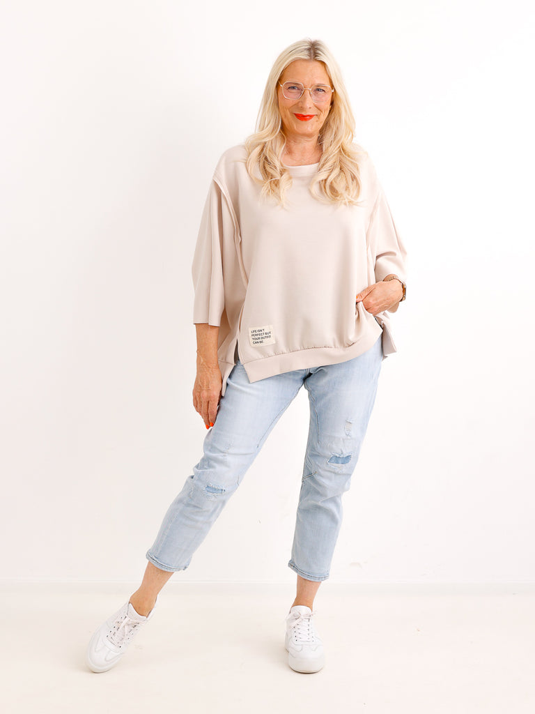 XXL Viskose-Sweatshirt JULE.S – Inside-Out-Nähte – Edler Fall – Gr. 38-52
