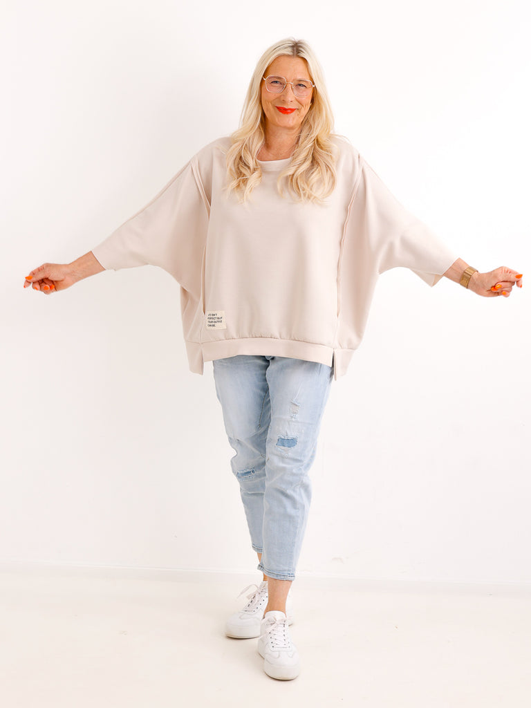 XXL Viskose-Sweatshirt JULE.S – Inside-Out-Nähte – Edler Fall – Gr. 38-52