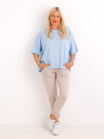 Kurzarm Sweatshirt MURIEL.S - One Size Gr. 38-44