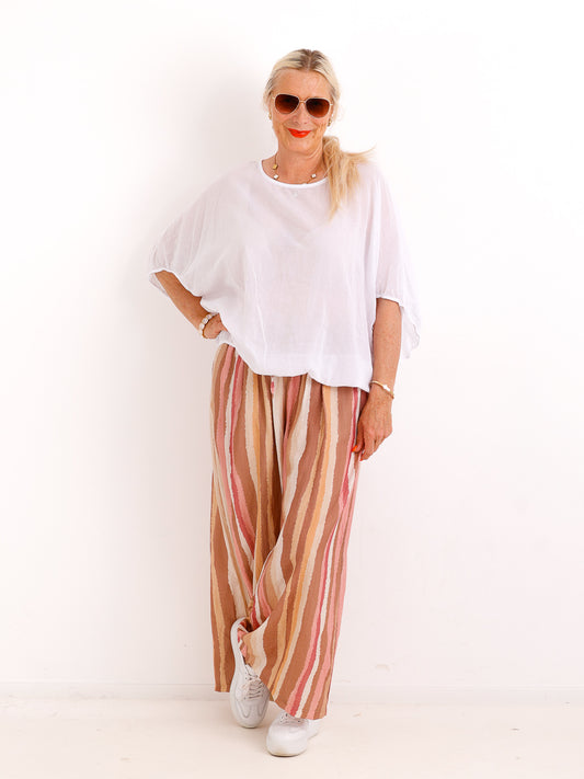 Marlenehose TOM.S mit edler Struktur-Optik – Komfort-Stretch – Gr. 38-46