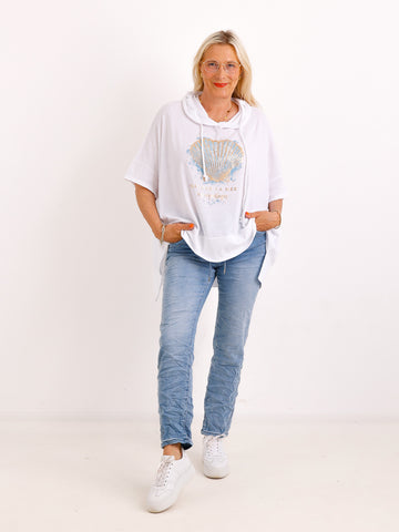 XXL Hoodie CLARA.S - 100% Baumwolle - Gr. 40-48