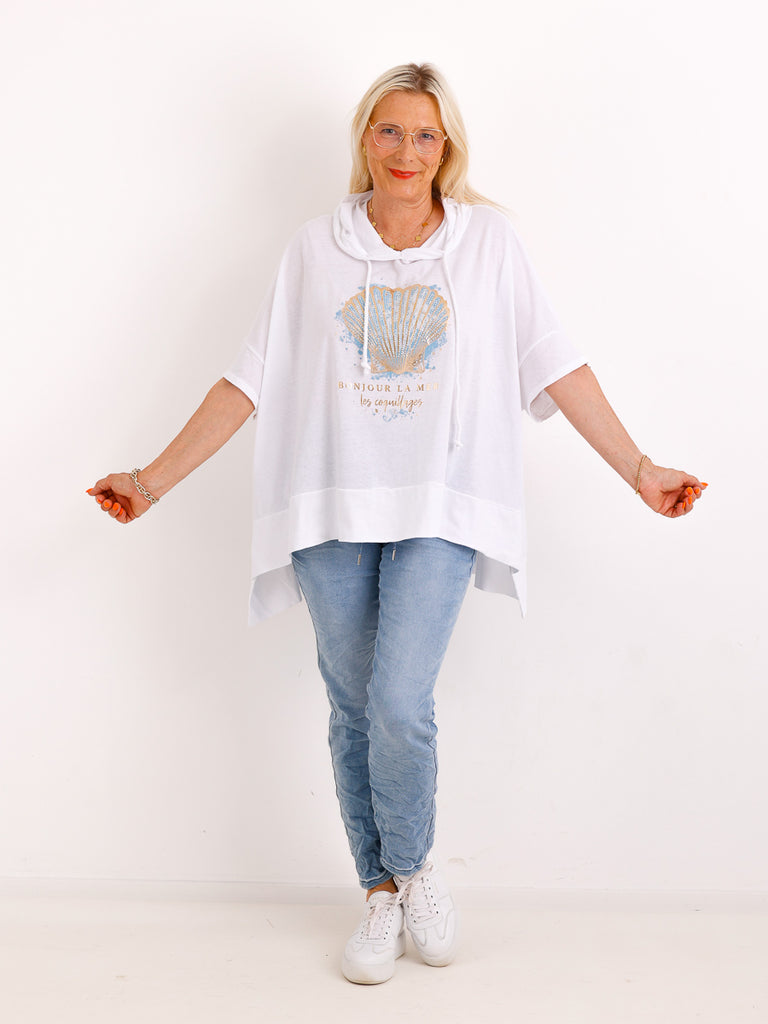 XXL Hoodie CLARA.S - 100% Baumwolle - Gr. 40-48