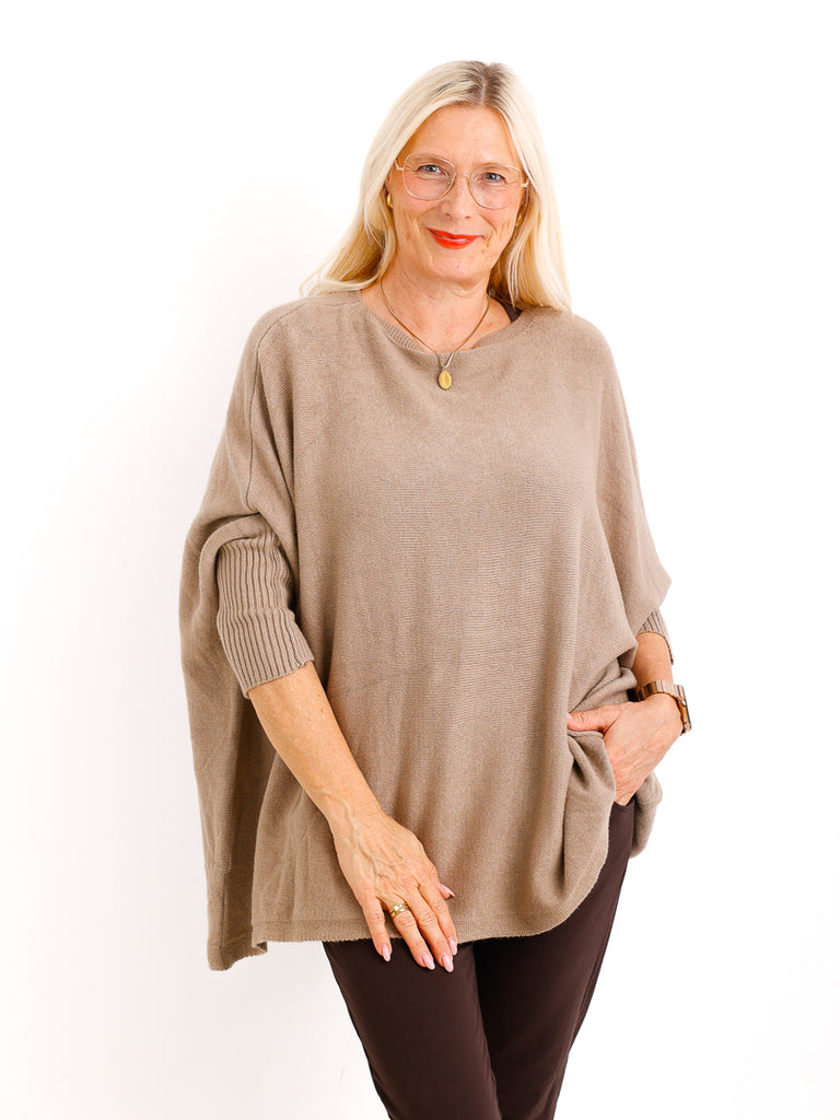 KITTY Strickpullover - One Size (38 -48) - in vielen Farben