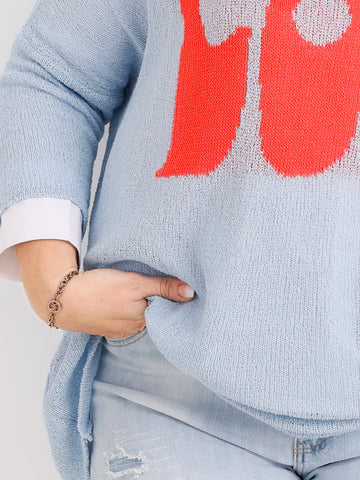 LOVE Pullover | Curvy One Size 42-50