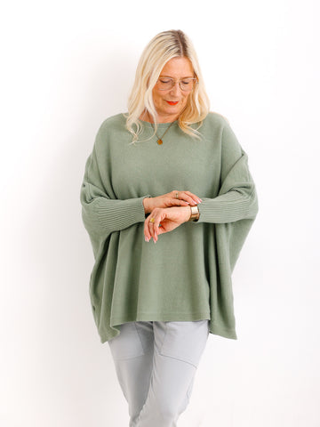KITTY Strickpullover - One Size (38 -48) - in vielen Farben