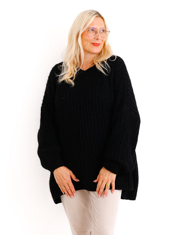 MEGAN Curvy Size Pullover - verschiedene Farben