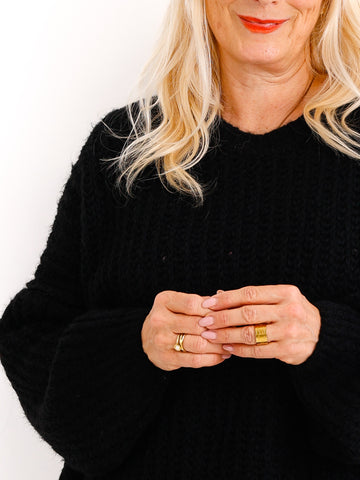 MEGAN Curvy Size Pullover - verschiedene Farben