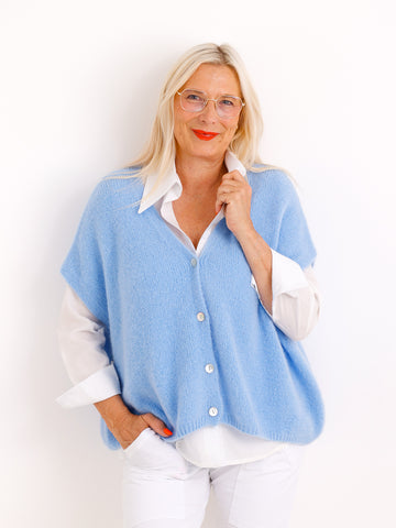 Premium Mohair-Mix Pullunder LAVINA.S – Oversize & Kuschelweich – Gr. 40-48