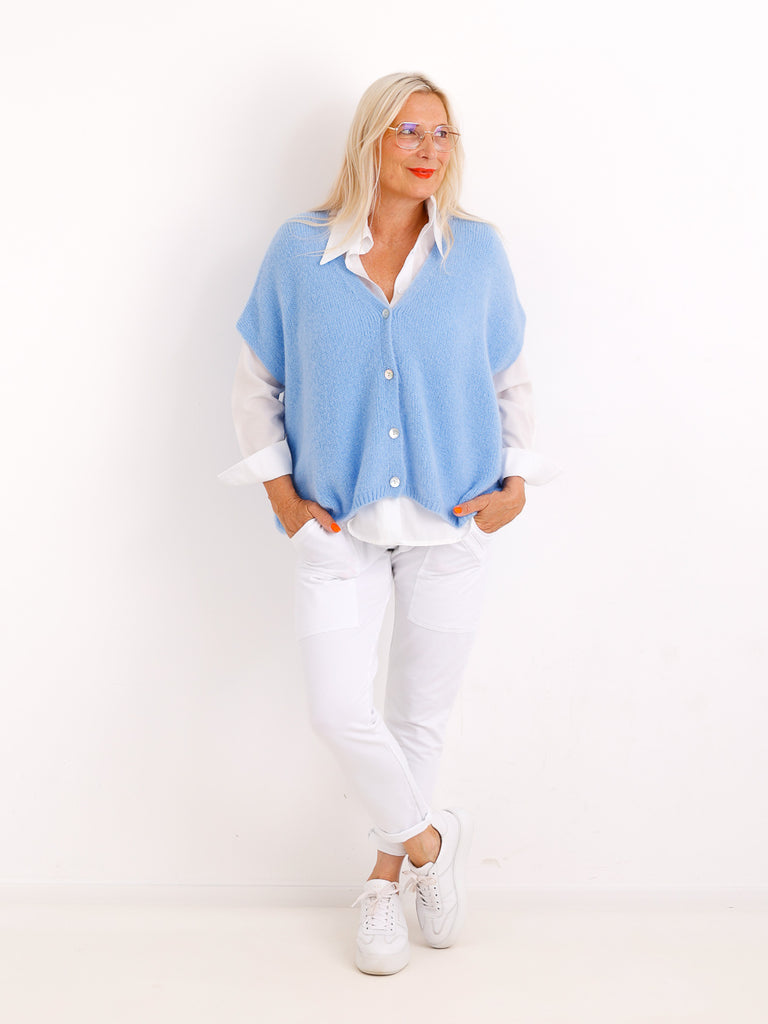 Premium Mohair-Mix Pullunder LAVINA.S – Oversize & Kuschelweich – Gr. 40-48