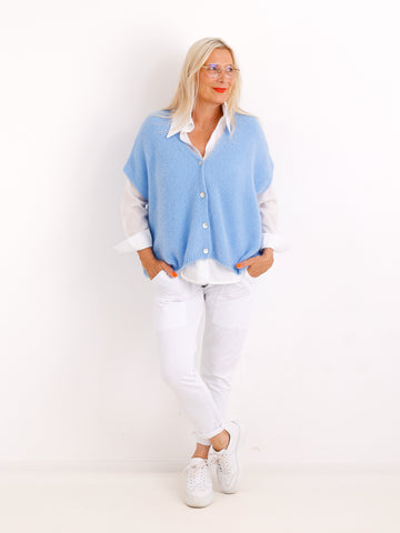 Premium Mohair-Mix Pullunder LAVINA.S – Oversize & Kuschelweich – Gr. 40-48