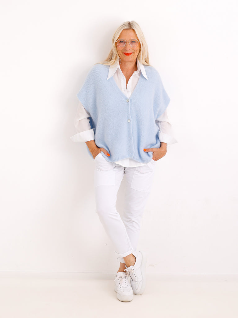 Premium Mohair-Mix Pullunder LAVINA.S – Oversize & Kuschelweich – Gr. 40-48