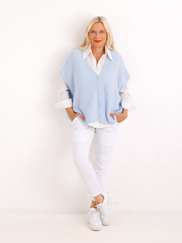 Premium Mohair-Mix Pullunder LAVINA.S – Oversize & Kuschelweich – Gr. 40-48