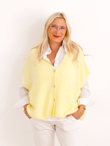 Premium Mohair-Mix Pullunder LAVINA.S – Oversize & Kuschelweich – Gr. 40-48