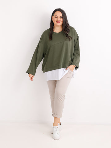 LISS Sweatshirt | Curvy One Size 42-50
