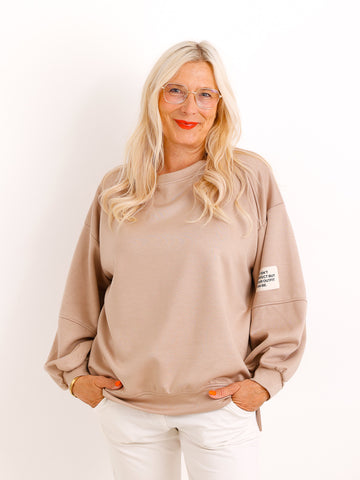 Sweatshirt BETH.S – Soft Touch & Oversize-Liebe - Gr. 36-44