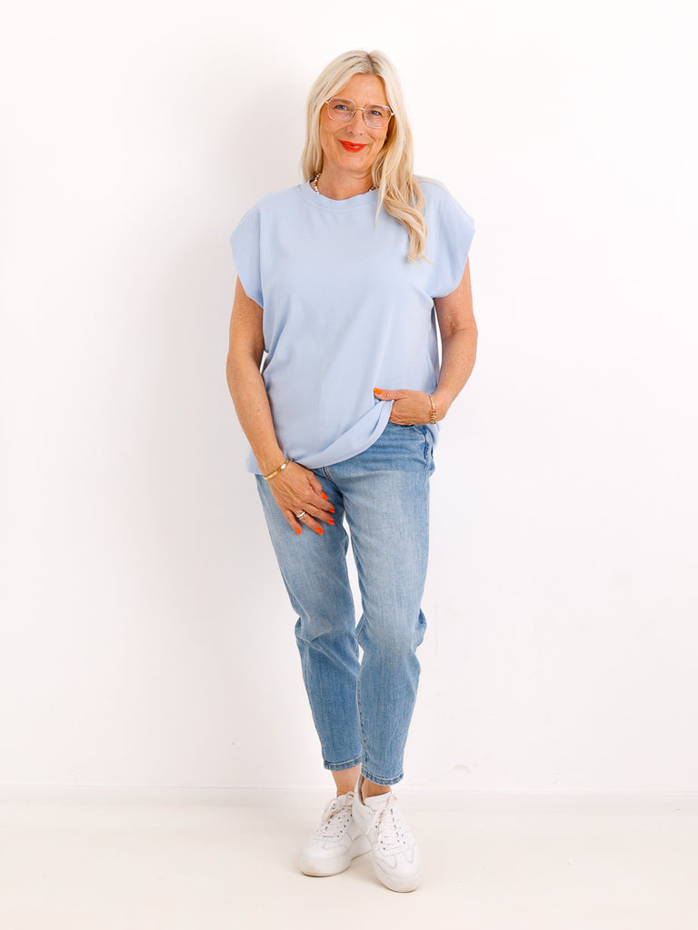 T-Shirt PEARL.S – Sommerliches Uni Wohlfühl-Shirt - Gr. 38–42