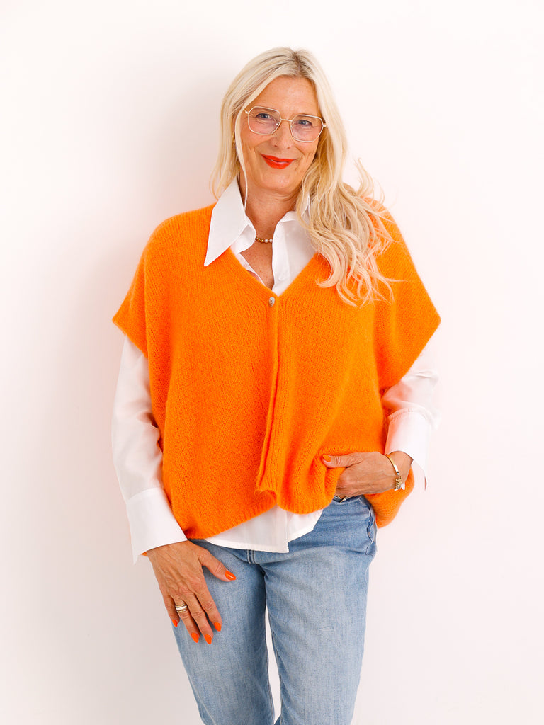 Premium Mohair-Mix Pullunder LAVINA.S – Oversize & Kuschelweich – Gr. 40-48