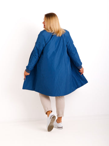 SELMA Mantel - royalblau - verschiedene Größen