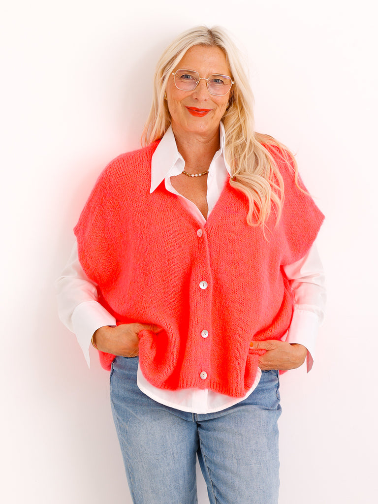 Premium Mohair-Mix Pullunder LAVINA.S – Oversize & Kuschelweich – Gr. 40-48