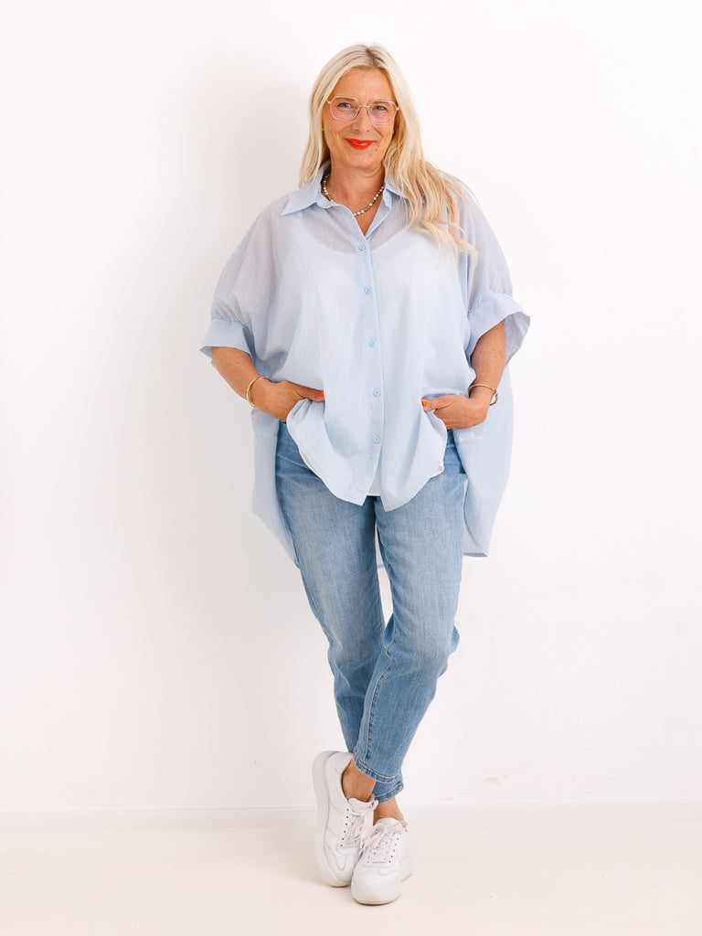 Bluse JOLINA.S – Luftige Lieblingsbluse aus Tencel & Baumwolle – Gr. 40-50