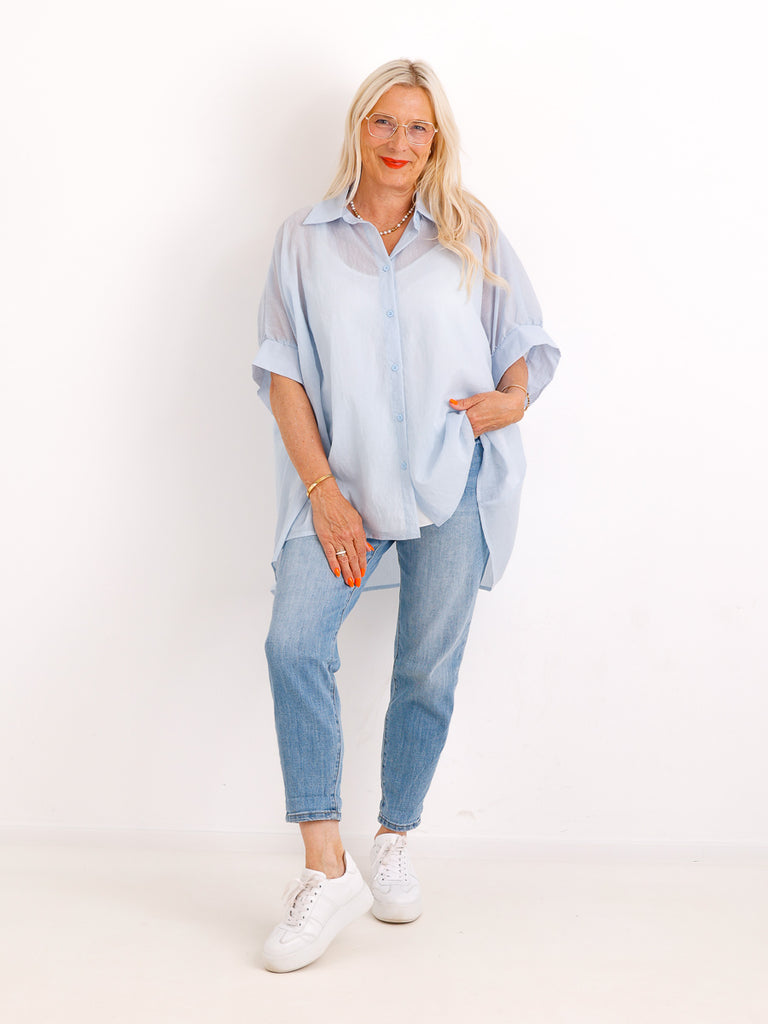 Bluse JOLINA.S – Luftige Lieblingsbluse aus Tencel & Baumwolle – Gr. 40-50