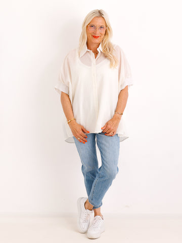 Bluse JOLINA.S – Luftige Lieblingsbluse aus Tencel & Baumwolle – Gr. 40-50