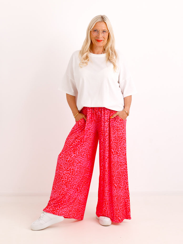 Jersey Marlene-Hose JONAS.S – Viskose-Mix – Leo-Muster – Gr. 38-48