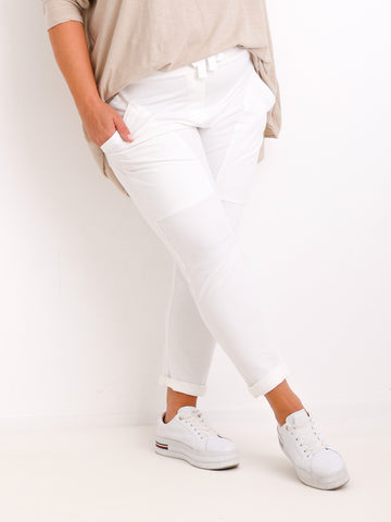 MAX LOUNGE Sweatpants - wollweiß