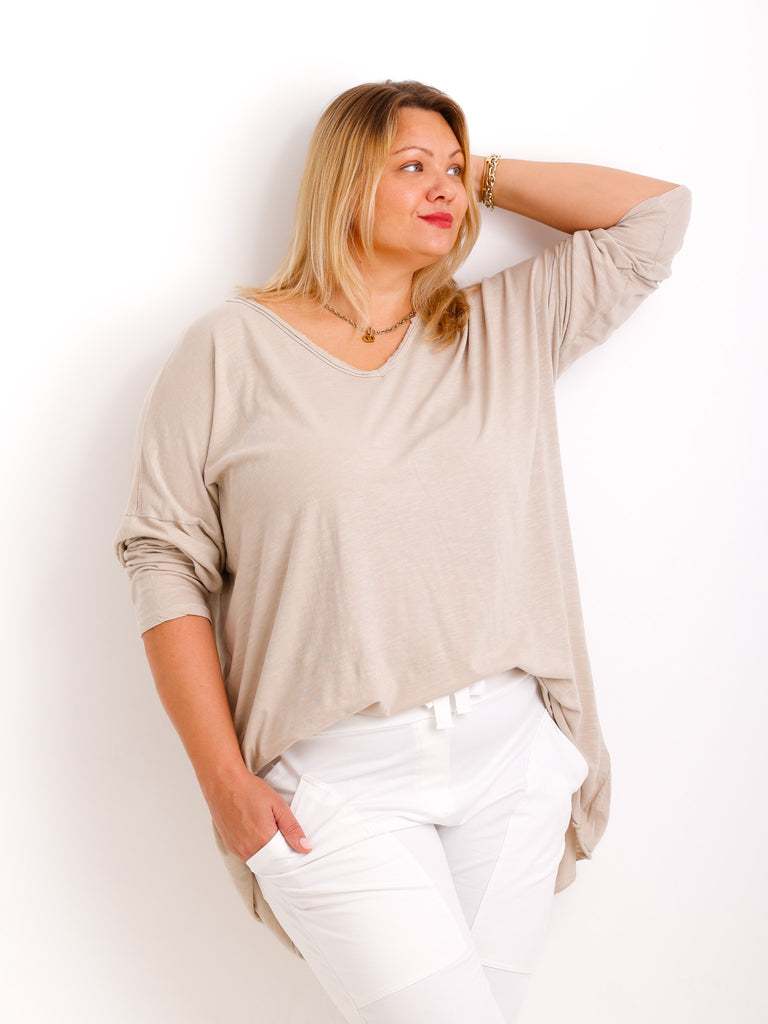 CARO Curvy Size Longsleeve - verschiedene Farben